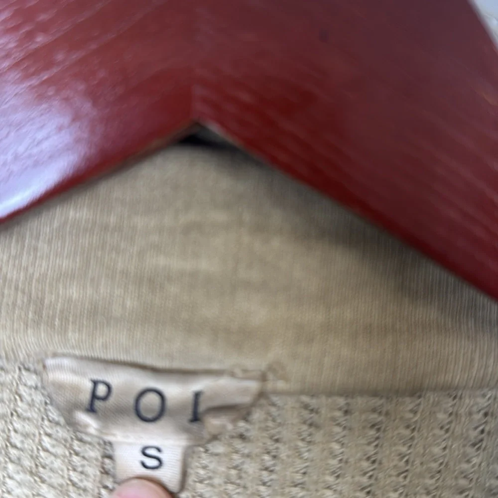 POL woman's I oversized  Olive Green shirt Jacket sz S - Picture 3 of 7